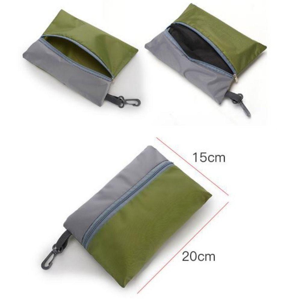 With Hook Zipper Swimming Bag Pouch 10 Colors Camping Hiking Storage Bag Outdoor Waterproof Bag