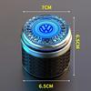 Portable Car Ashtray With LED Light Cigarette Ash Holders Cup For VW GTI Polo Golf Passat Tiguan Arteon Touareg Taigo Jetta CC