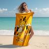 proof beach towel with Pokémon pattern - soft,absorbent,quick-drying,machine washable - perfect for swimming,camping,bathing