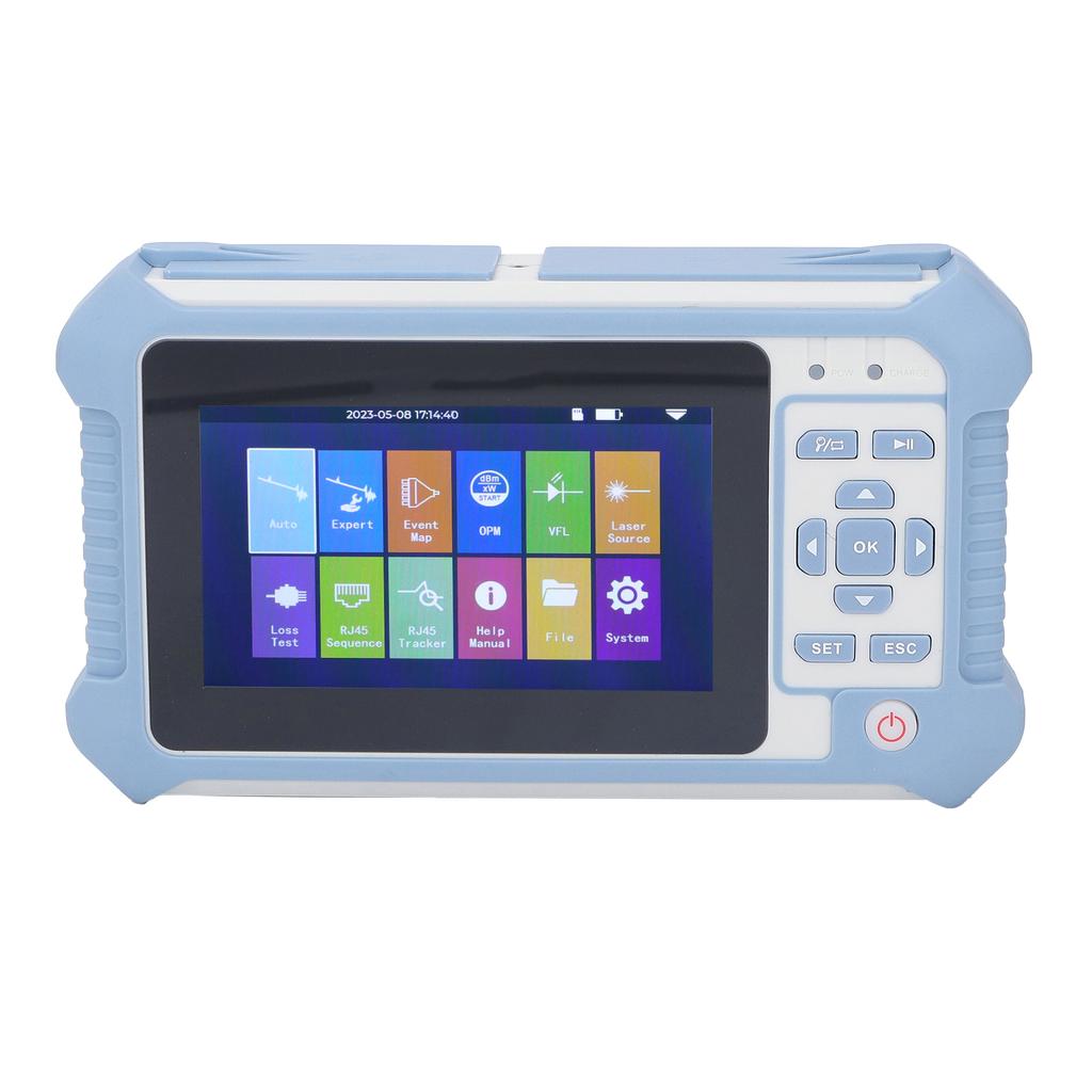 Оптический рефлектометр OTDR 9 в 1 измеритель оптической мощности VFL тестер RJ45 инструмент вилка США 100-240 В