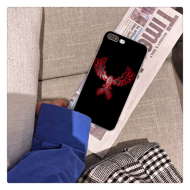 Cool Animal Phoenix Flamingo Phone Case for iphone 13 X XS MAX 6 6s 7 7plus 8 8Plus 5 5S se 2020 XR 12 11 pro max Fundas Capa
