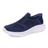 Large Size Spring New Casual Sports Running Shoes Soft-soled Lazy Shoes Fly-woven Breathable One-pedal Mesh Shoes