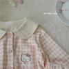Hey Darling Small Curls Princess Girls' Korean Single-Breasted Pajama Set - Spring/Autumn