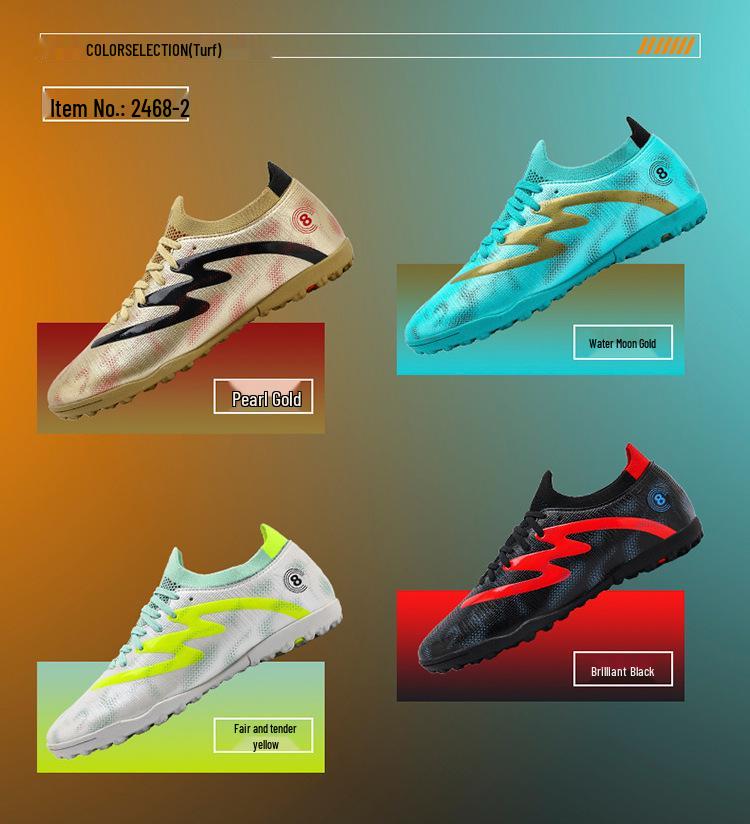 Детские трансграничные футбольные бутсы для мальчиков и девочек - TF (искусственный газон) и AG (искусственное покрытие с длинными шипами), идеально подходят для учеников начальной и средней школы