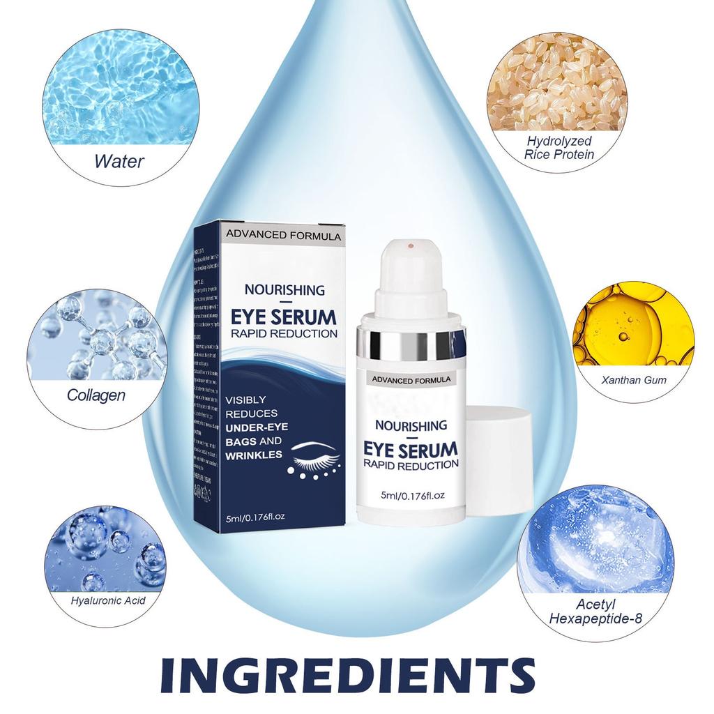 Lighten Eye Wrinkle Moisturizes And Hydrates The Eye Area Repairs The Skin Firming, Lifting And Smoothing Fine Lines5ml