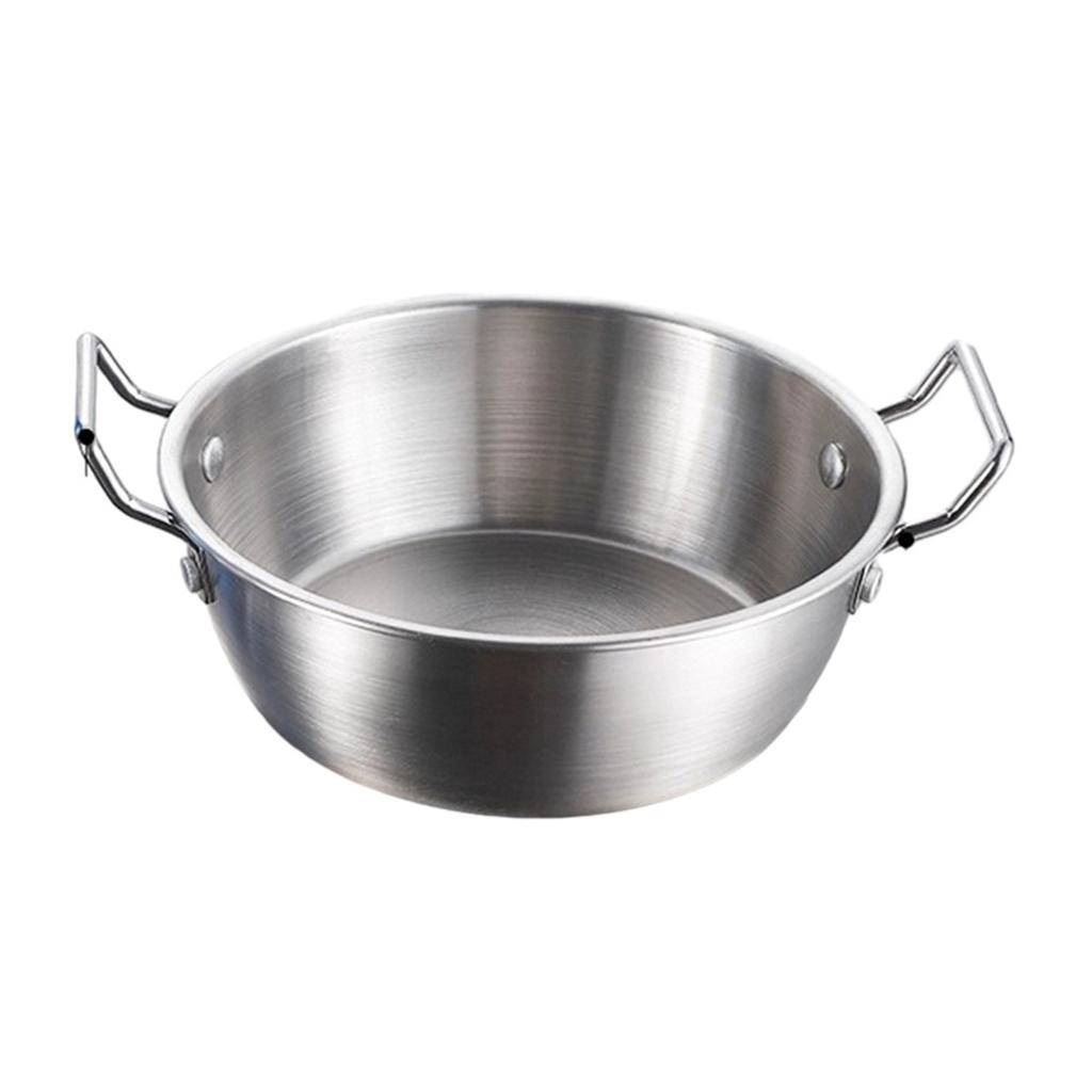 Stainless Steel Bowl Double Ear Handle Food Container