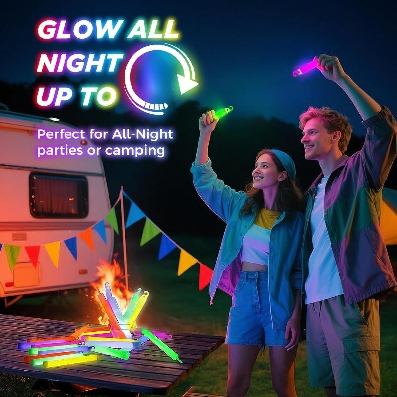 10-50PCS Glow Sticks Bright Long Lasting Waterproof Chemiluminescent Light for Camping Night Fishing Outdoor Emergency Survival