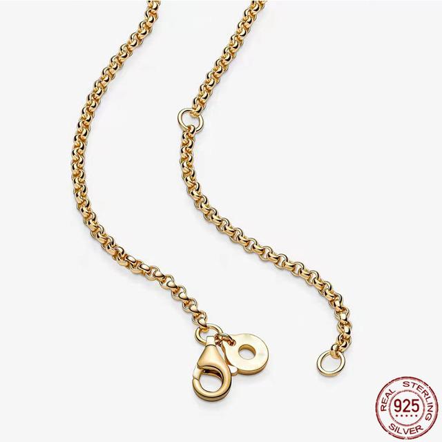 Новый стерлингового серебра 925 пробы, классический круглый кулон в форме сердца, ожерелье, подходит для оригинального Pandora, из бисера, сделай сам, женские ювелирные изделия, подарок