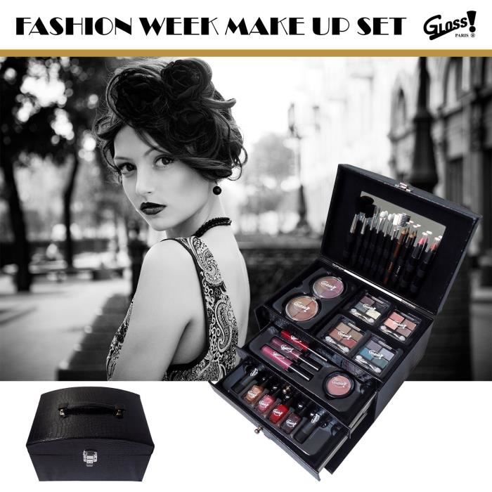 Coffret cadeau coffret maquillage mallette de maquillage premium collection Stylish Essential - 57pcs