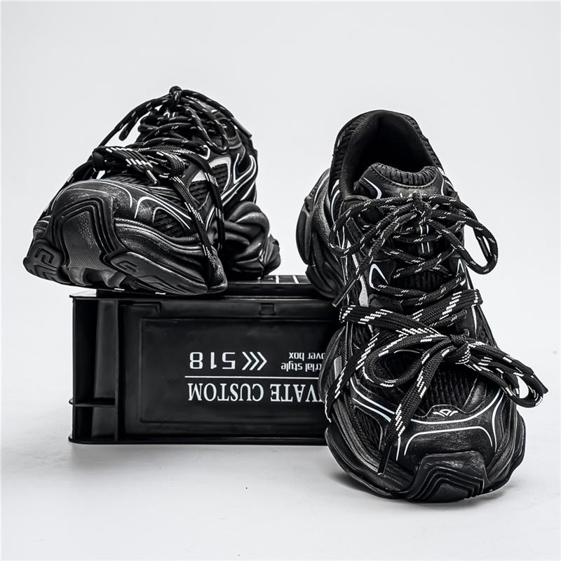 Мужские кроссовки на толстой подошве в корейском стиле — модные, универсальные и трендовые, уличный стиль, мужская обувь