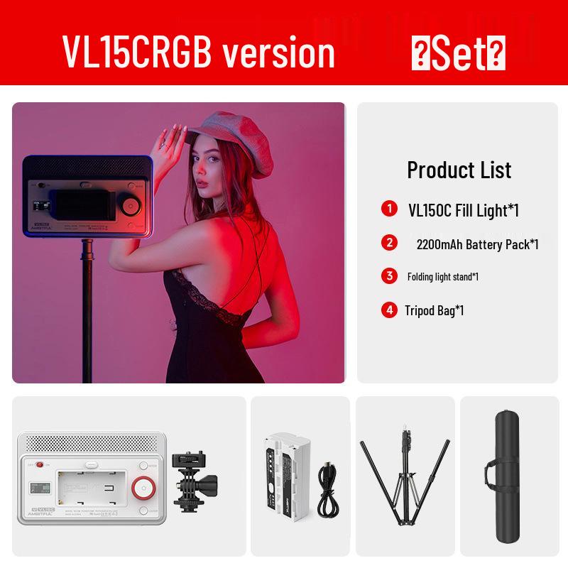 Ambitful VL15 Портативная заполняющая подсветка для фотосъемки на мобильные телефоны