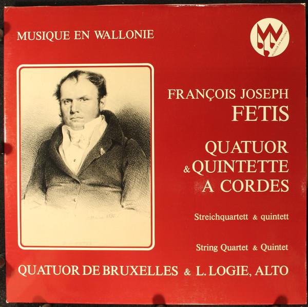 LP Record FRANOIS JOSEPH FTIS QUATUOR DE B Quatuor Quintette A Cordes MW80007 MUSIQUE EN WAL Belgium Classical Used