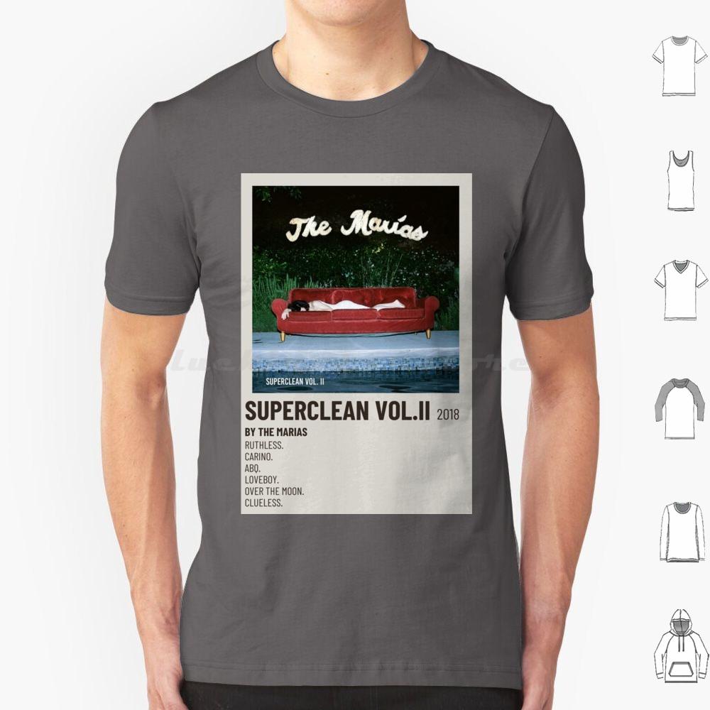 Superclean T Shirt Cotton Men Women DIY Print Music Song Album Cover Band Alternative Indie Music Albums Musics Marias