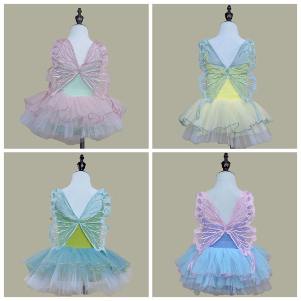 DIY Decorative 3D Wings Patch Mesh Butterfly Embroidered Appliques Organza Butterfly Wings Patch