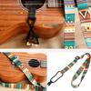 FUKUSHOP Ukulele Strap, Mini Guitar Strap, Ukulele Neck Strap, Hook Type, No Hole Drilling Required, Hooks Over the Sound Hole, Adjustable Length, Cut