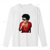 Bruno Mars T Shirt Mens Medium M  Crew Neck White Stylish Musician Print vintage Washed graphic designer clothes Breathable