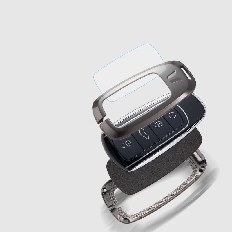 Металлический чехол для автомобильных ключей, автоаксессуары для Chery Tiggo 3 5X 4 8 Glx GX 7 8 2019 2020 Arrizo для Chery Tiggo 8 Pro Tiggo 8plus New 5 plus 7pro