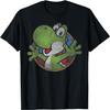 Футболка с логотипом-кругом Super Mario Yoshi Color Fade