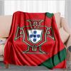 Portuguese Football Federation Crest Blanket Suitable for Sofas, Beds, Offices, And Camping - Perfect Gift for Halloween Christmas