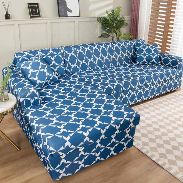 Sectional Sofa Covers Stretch Couch Slipcovers For L Shape Sectional Couch Chaise Sofa Furniture Protector Covers