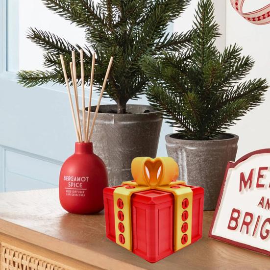 3D раздражающая подарочная коробка с винтами, подарочная коробка-головоломка с поворотным механизмом для хранения, интерактивная настольная коробка для розыгрышей для рождественского домашнего декора