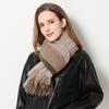 High-end 100% Cashmere Scarf Women's Autumn and Winter Men's Thickened Warm Versatile Cashmere Shawl High-end Free Scarf