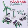 Renewable Energy Solar Power Robot Plane Boat Science Toy Assembling Ship Fan  Children's Toy