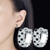 Персонализированные черно-белые серьги с шахматным узором, женские романтические серьги с шахматным узором, легкий роскошный темперамент, серьги в милом и стильном стиле.