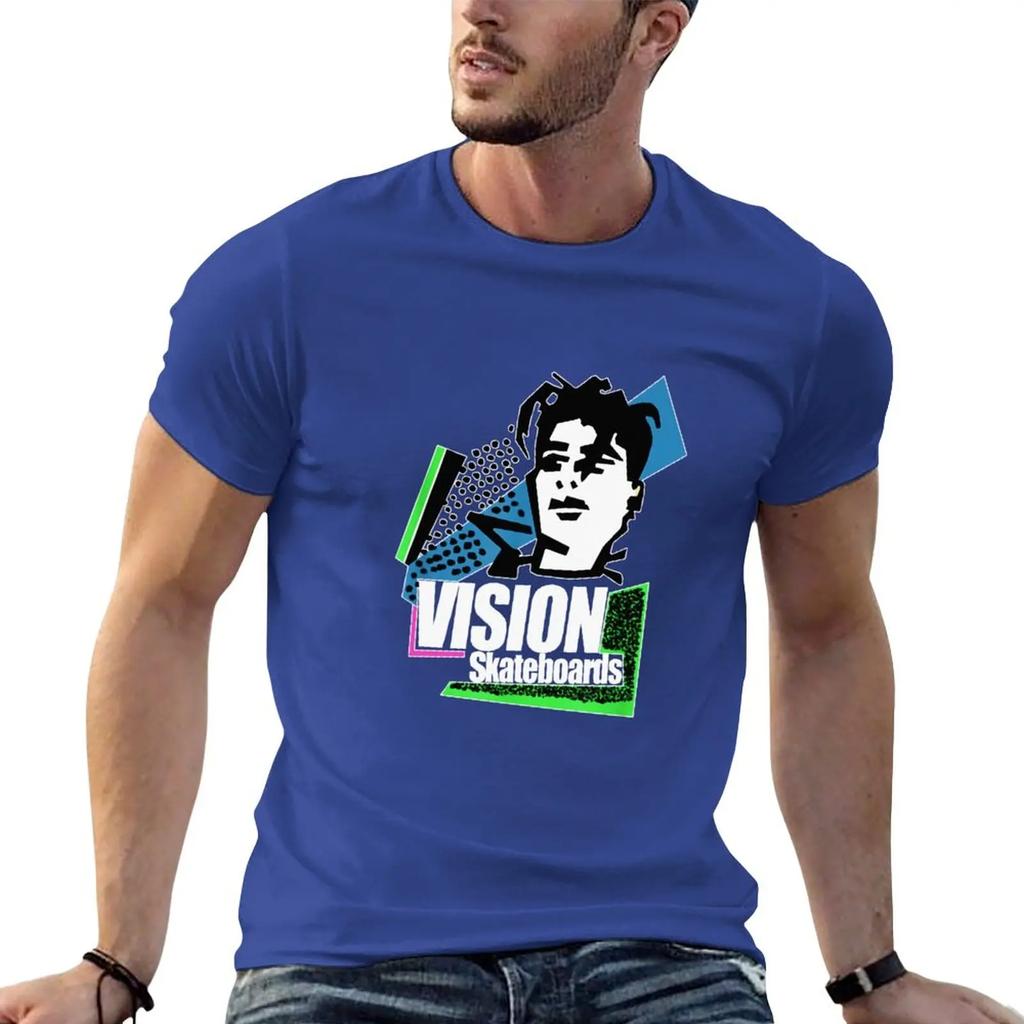Nice Vision Skateboard Mark Gonzales Black T-Shirt vintage t shirt summer top plain t shirts