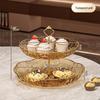 Luxurious Multi-layer Dessert and Fruit Display Tray for Living Room