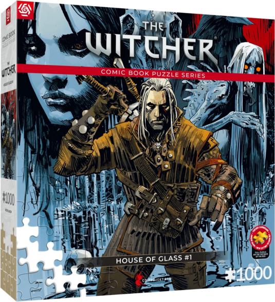 Good loot comic book puzzle: the witcher house of glass (1000 pieces) multicolor