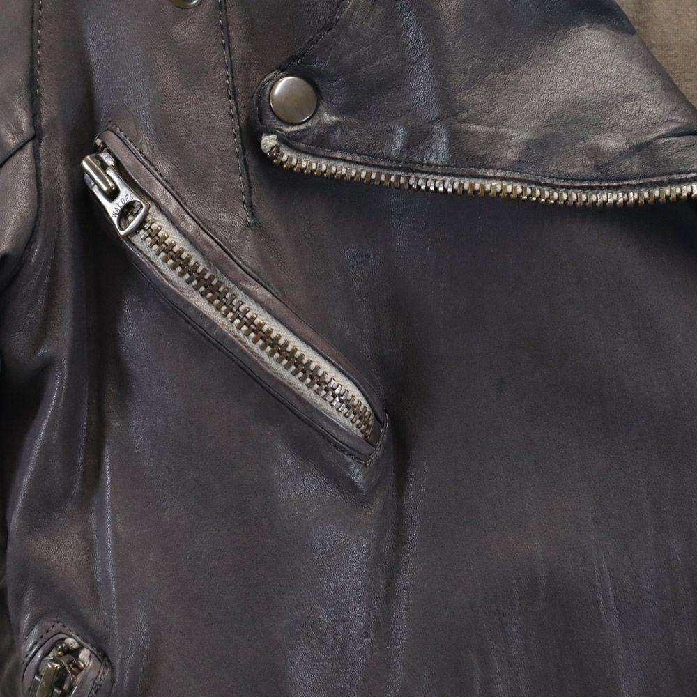 Sisii leather Double riders jacket Brown Women Used