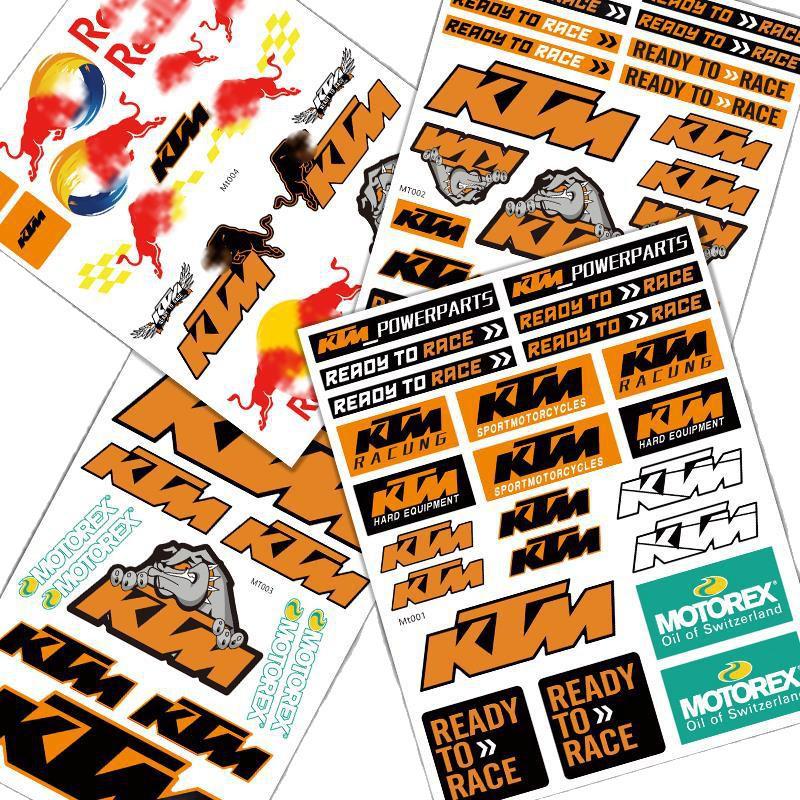 Водонепроницаемые наклейки-декали для мотоцикла и шлема KTM 390/790 Duke
