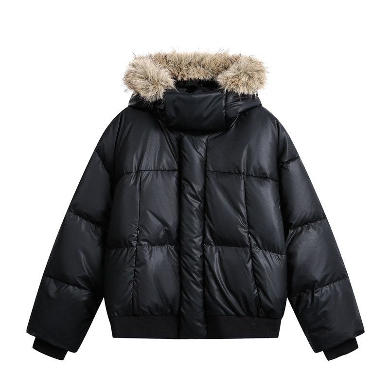 Пуховик Jungle Tiger 90 из белого утиного пуха с меховым воротником для мужчин и женщин, Зимний водоотталкивающий, Утепленный, Защищающий от холода, Свободный пуховик с капюшоном