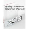 Подходит для BMW X1 X2 X3 X4 X5 X6 X7 F49 U12 F39 G08 G18 F15 F25 F26 G01 G02 G05 G06 G07  и задние буквы серебристый черный