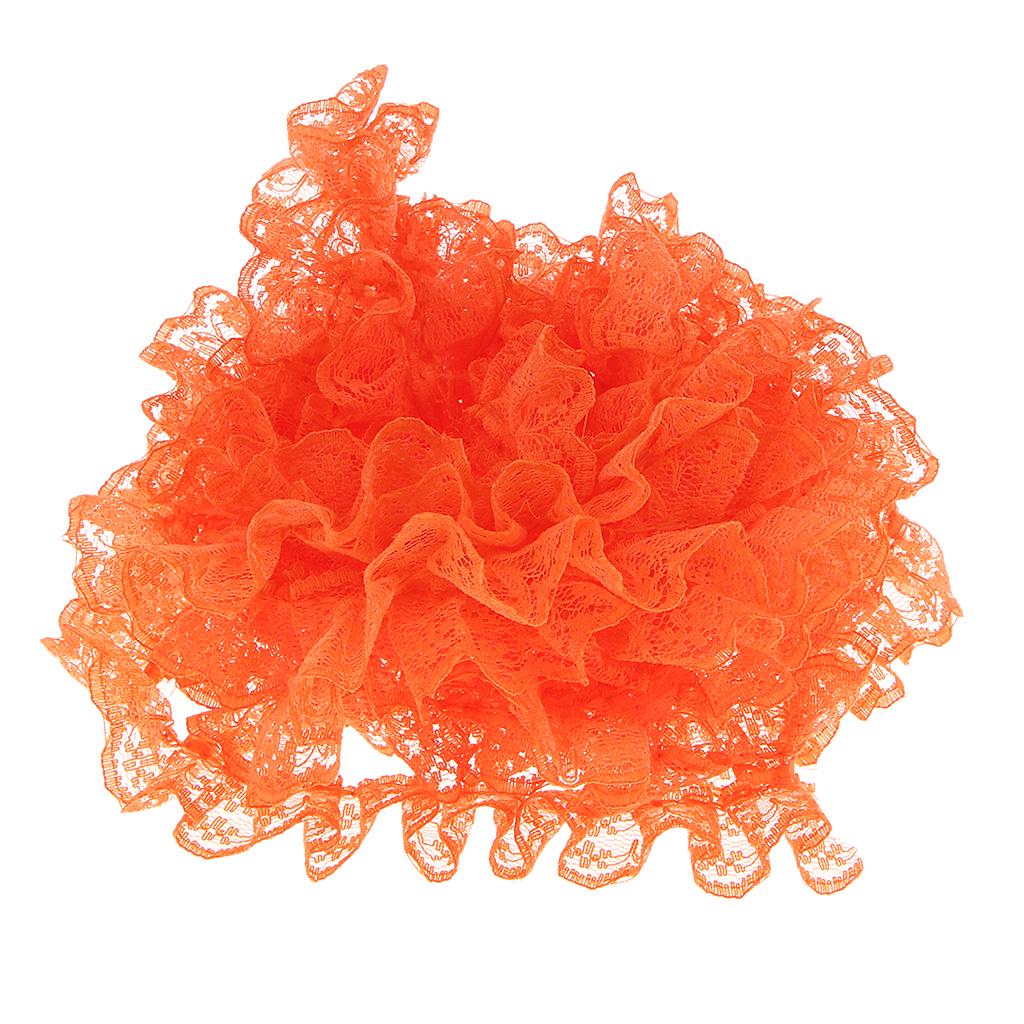 5 Yards Various Colors Ribbon Floral Elastic Lace Trim Handcraft Accessories