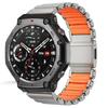 Роскошный титаново-резиновый ремешок для Huami Amazfit T-Rex 3 2 1 Магнитная застежка ремешок Браслет для T-Rex 3Pro 48 мм T-Rex pro Аксессуары