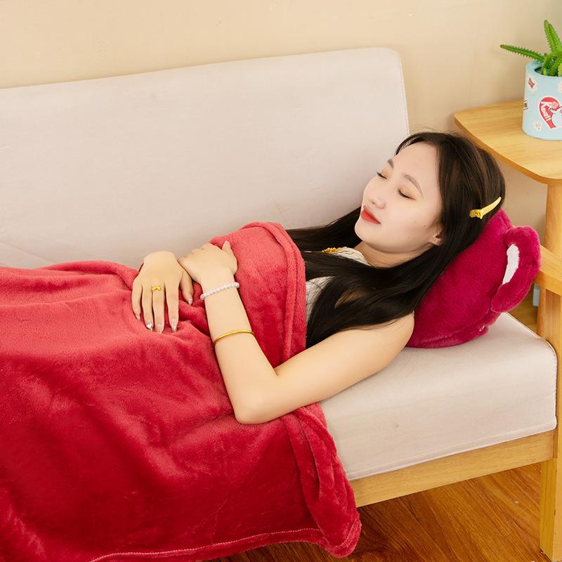 Автомобильная подушка-плед двойного назначения два-в-одном офисная многофункциональная для обеденного перерыва одеяло с кондиционером плюшевая игрушка подушка