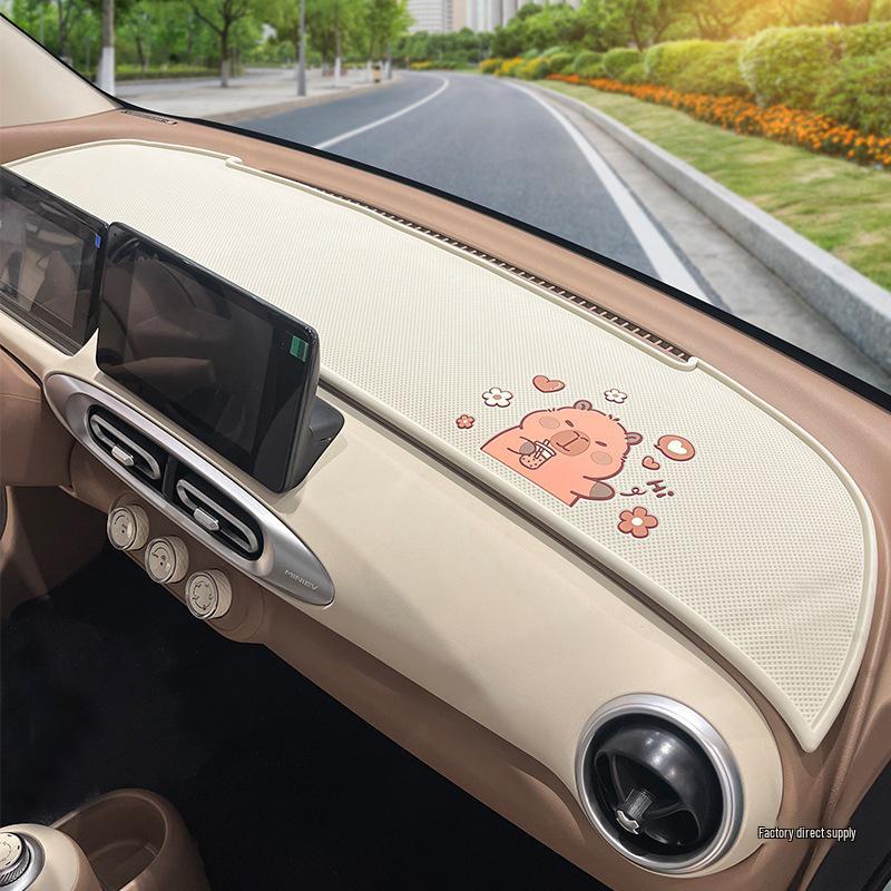 Противоскользящий коврик на панель приборов для Wuling Hongguang Mini Macaron 4-го поколения, Защита от солнца для 4-дверного Peihui, Подходит для 25 моделей