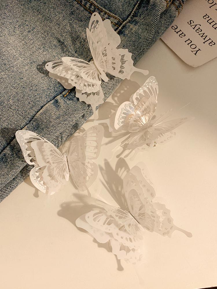 Butterfly Super Immortal Новая китайская бабочка Стереоскопическая Высококлассная Уникальный дизайн темперамент Заколка для волос