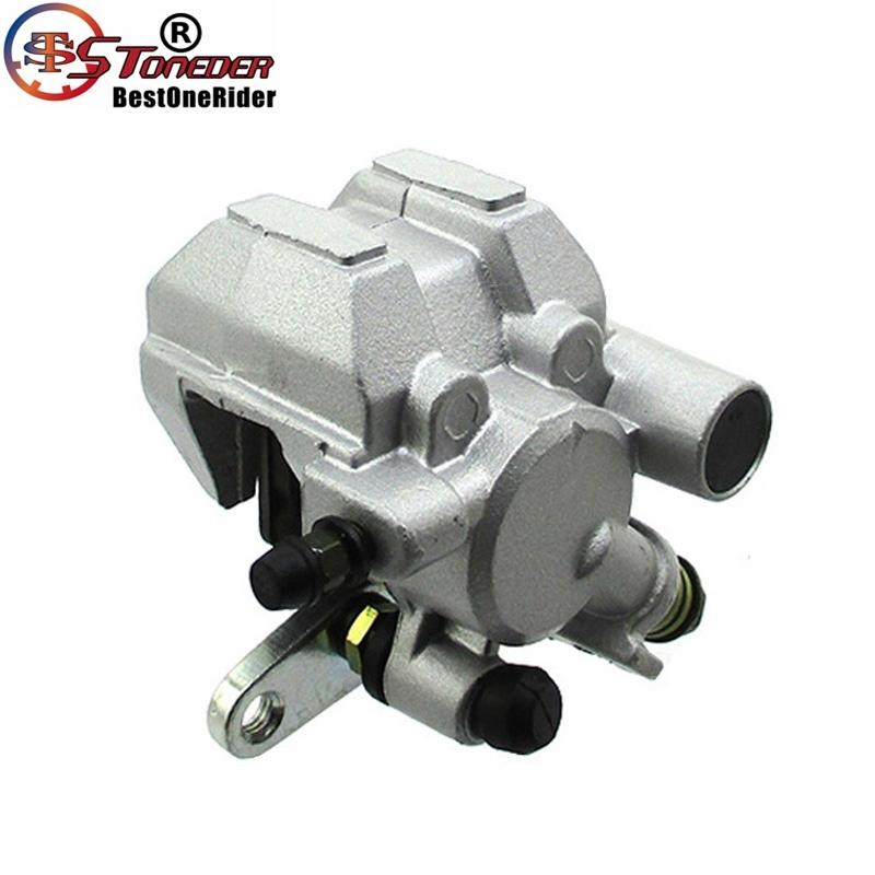 STONEDER Left Front Brake Caliper & Pads For Suzuki Quadsport LTZ 250 LTF 250 Ozark Quadsport EIGER 400 LTF 400 LTA VINSON 500