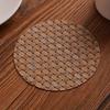 1 шт ПВХ тканые подставки под стаканы ресторан изоляционная подкладка для воды теплоизоляция нескользящий коврик для стола