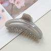 Jelly-colored hollow crescent hairpin PS high-end arc texture shark clip plate hair ponytail grip hair ornament