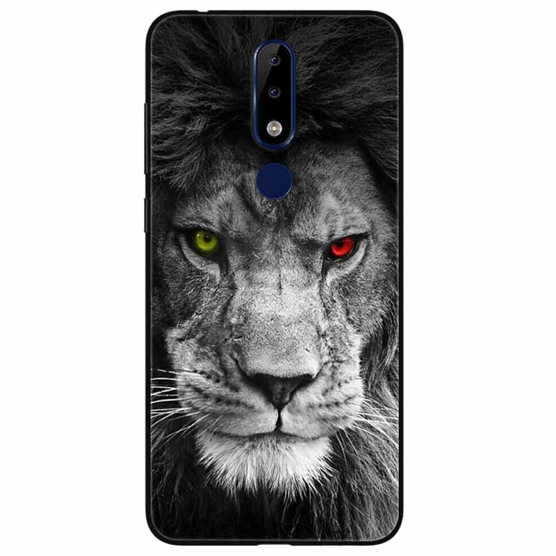 Для Nokia 5.1 Plus Чехол Мягкий Силикон Мультфильм Модный ТПУ Чехлы для Телефона для Nokia X5 Обложка 5.1Плюс Милый для NokiaX5 Защитный