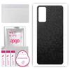 apgo Protective Skin Sticker for the Back Compatible with Tecno Camon 18, Wrap Film, Foil, Vinyl - Pattern Black Honeycomb