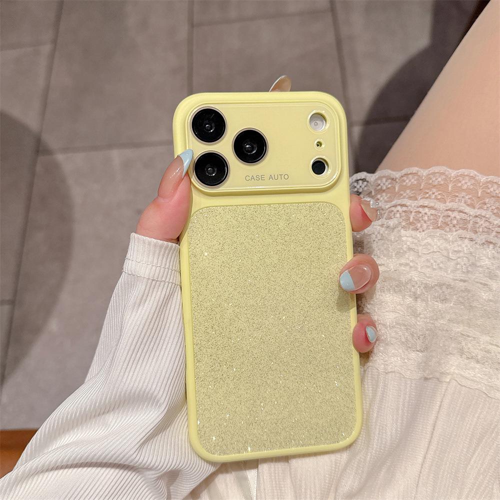 Чехол со блестками для iPhone 17 Pro с полноформатной защитной пленкой для камеры для Apple 16 Pro Max и 15