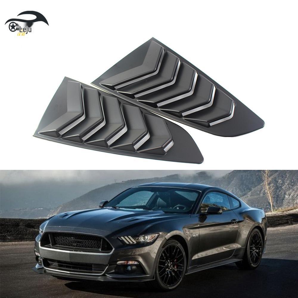 Жалюзийная накладка на заднее боковое окно в спортивном стиле для Ford Mustang 2015-2017