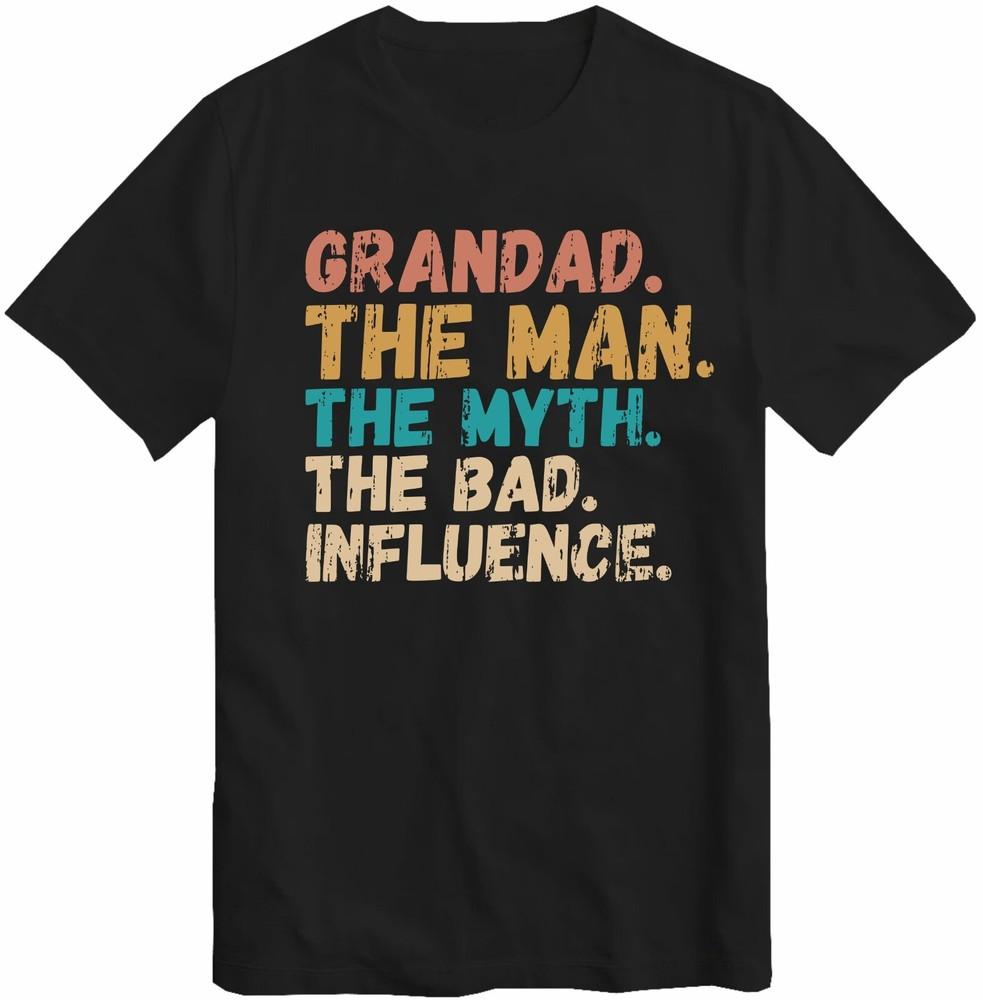Grandad The Unisex The Myth Tshirt Best Gift For Grandfather Christmas Tee Top