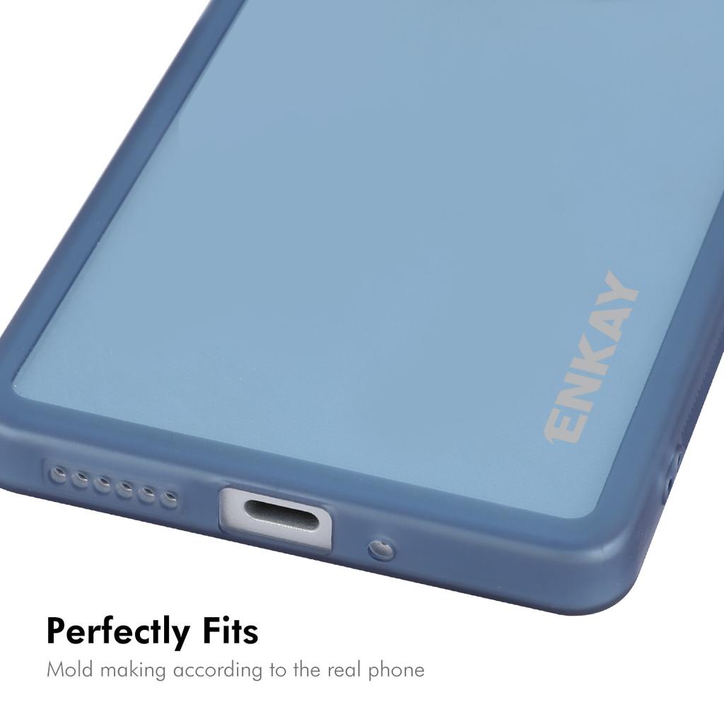 For Xiaomi Redmi Note 13 5G Case Matte TPU Phone Cover with Lens Film+9H Glass Protector