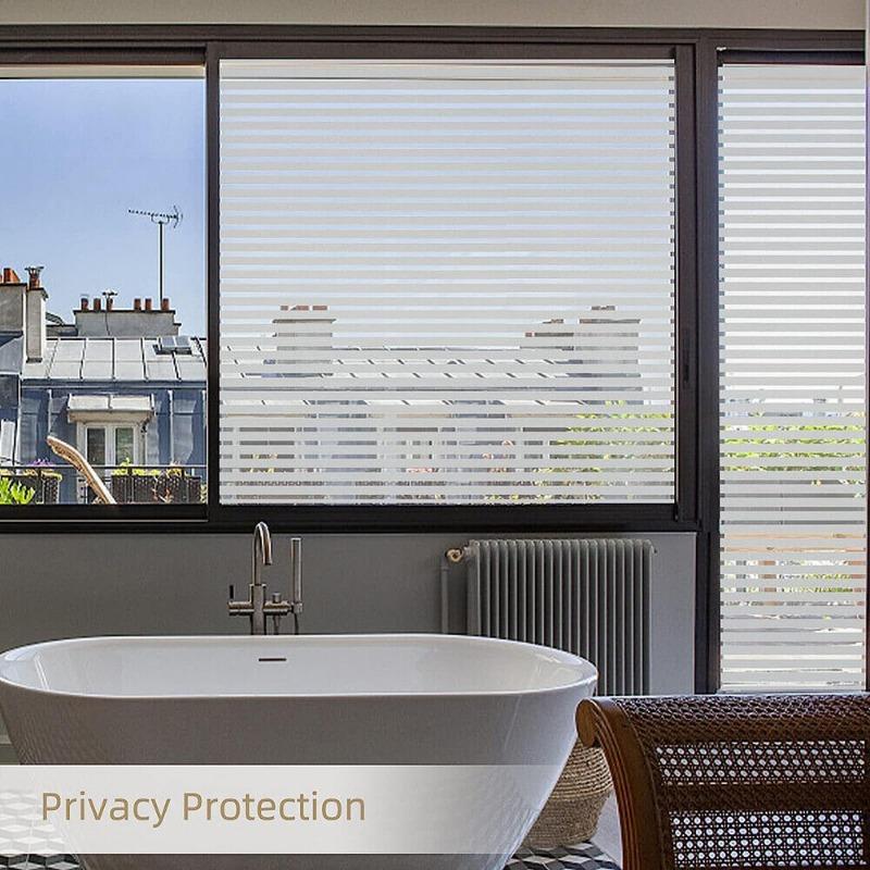 Матовая оконная пленка без пузырьков - самоклеящаяся виниловая пленка для конфиденциального стекла с травлением